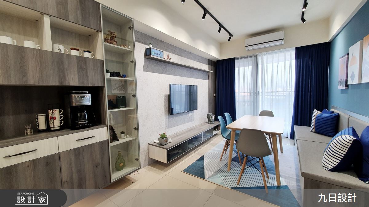 25坪新成屋(5年以下)＿混搭風客廳餐廳案例圖片＿九日室內裝修設計＿九日_12之7