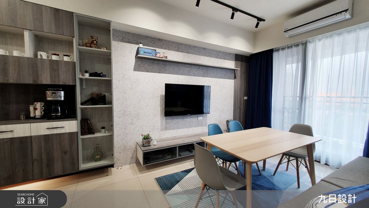 25坪新成屋(5年以下)＿混搭風客廳餐廳案例圖片＿九日室內裝修設計＿九日_12之8