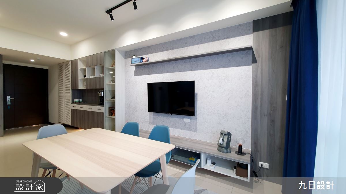 25坪新成屋(5年以下)＿混搭風客廳餐廳案例圖片＿九日室內裝修設計＿九日_12之9