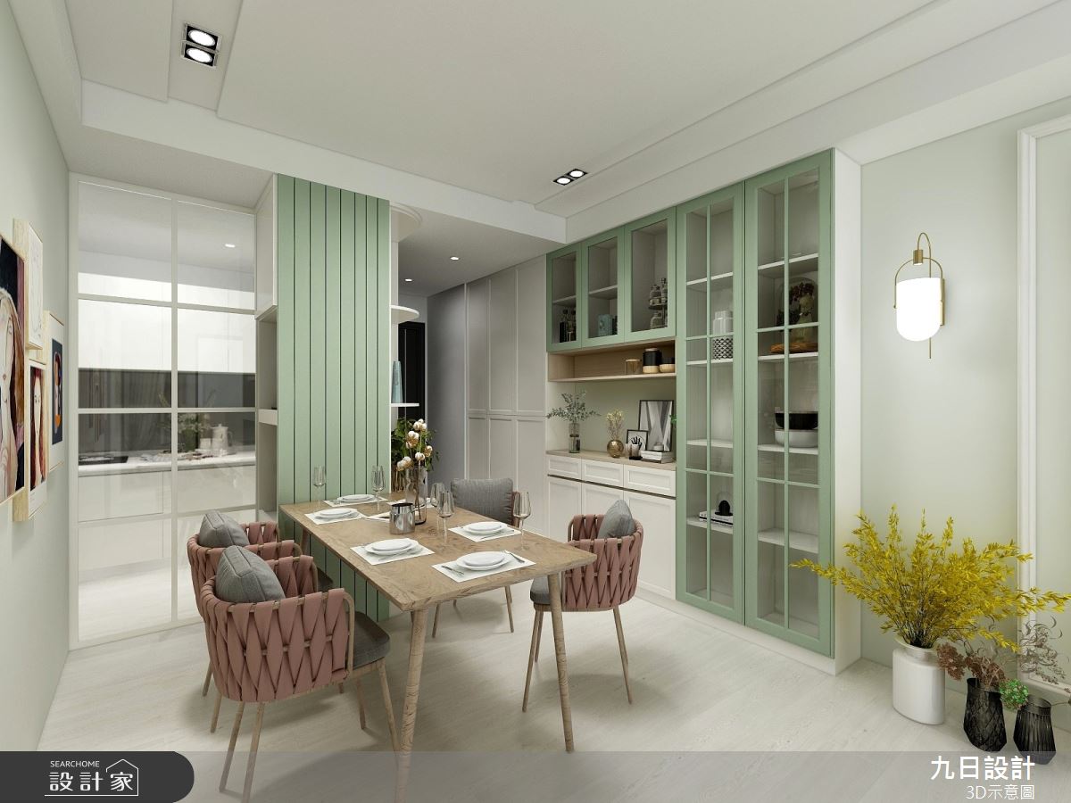30坪預售屋＿美式風餐廳案例圖片＿九日室內裝修設計＿九日_13之9