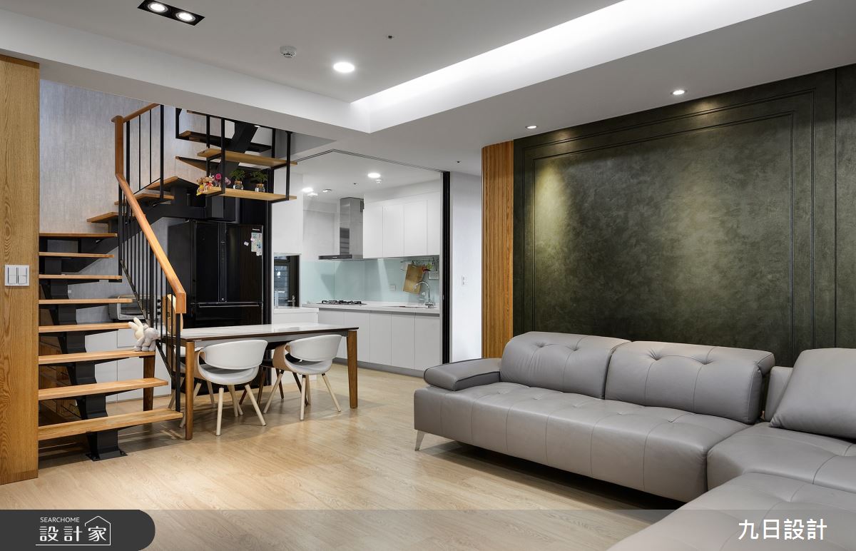 45坪新成屋(5年以下)＿混搭風客廳案例圖片＿九日室內裝修設計＿九日_16之3