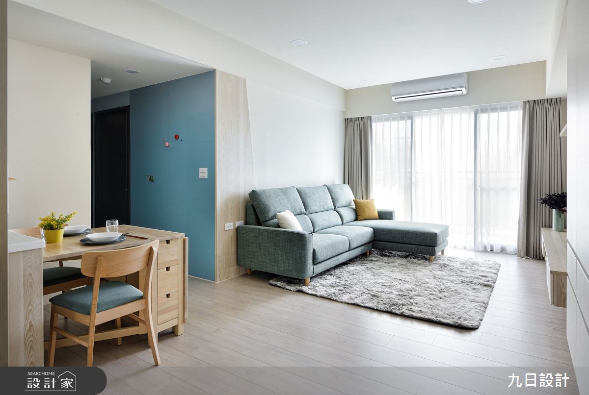 23坪新成屋(5年以下)＿北歐風客廳餐廳案例圖片＿九日室內裝修設計＿九日_17之2