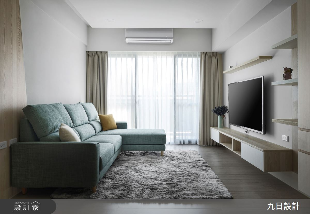 23坪新成屋(5年以下)＿北歐風客廳案例圖片＿九日室內裝修設計＿九日_17之3