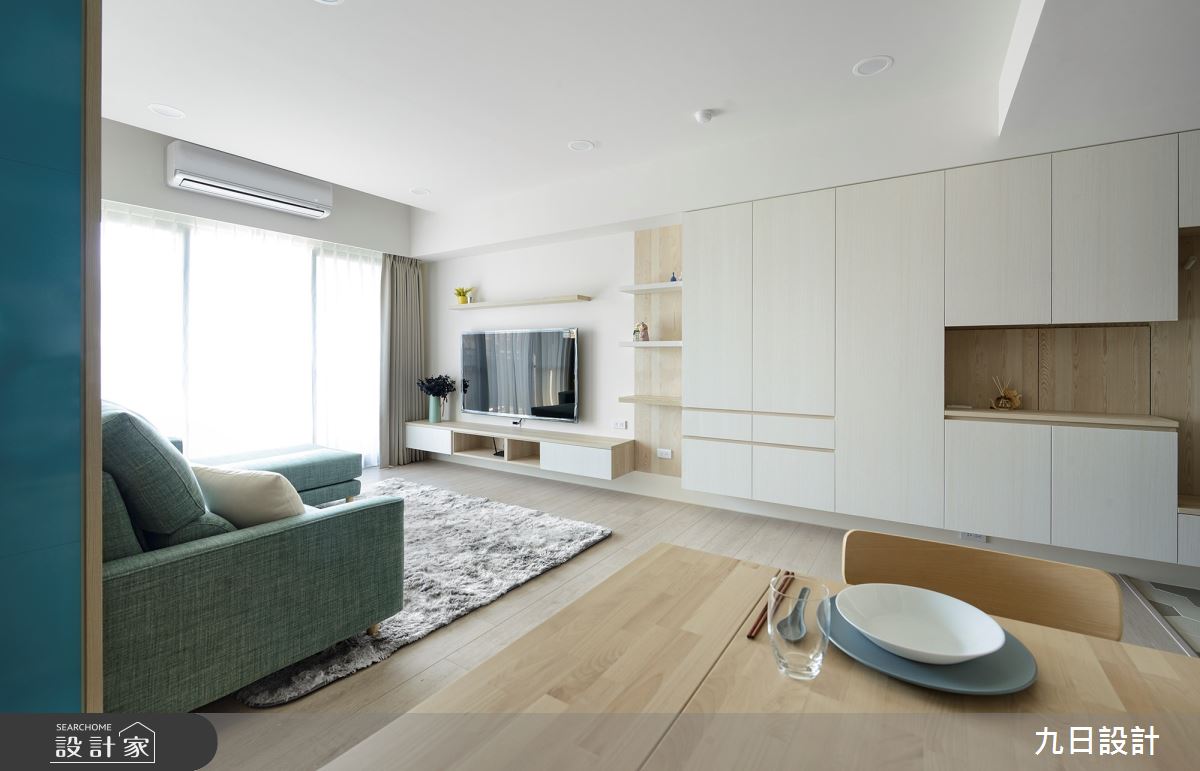 23坪新成屋(5年以下)＿北歐風客廳案例圖片＿九日室內裝修設計＿九日_17之7