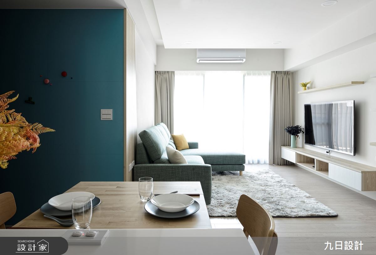 23坪新成屋(5年以下)＿北歐風客廳餐廳案例圖片＿九日室內裝修設計＿九日_17之5