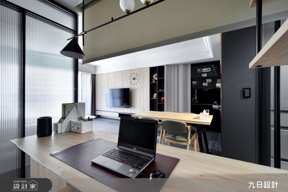 23坪新成屋(5年以下)＿混搭風工作區案例圖片＿九日室內裝修設計＿九日_18之10