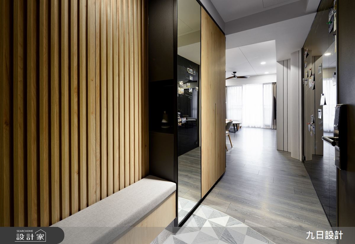 23坪新成屋(5年以下)＿混搭風玄關案例圖片＿九日室內裝修設計＿九日_18之1