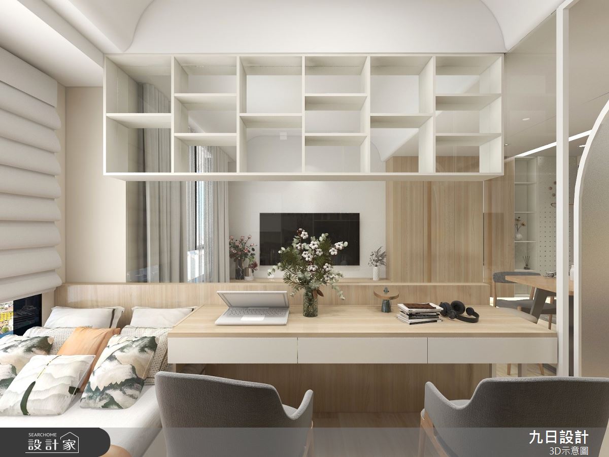 25坪預售屋＿北歐風書房多功能室案例圖片＿九日室內裝修設計＿九日_19之6