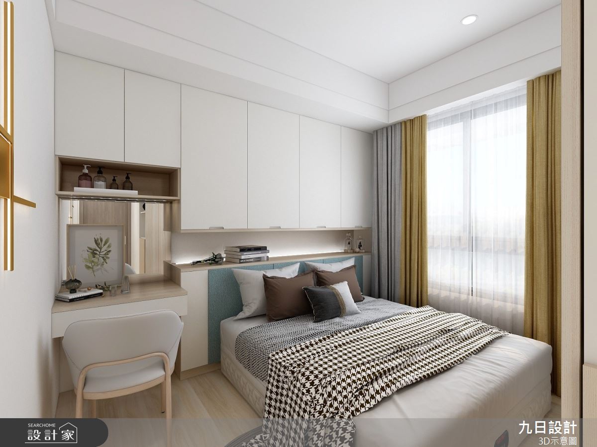 25坪預售屋＿北歐風臥室案例圖片＿九日室內裝修設計＿九日_19之7