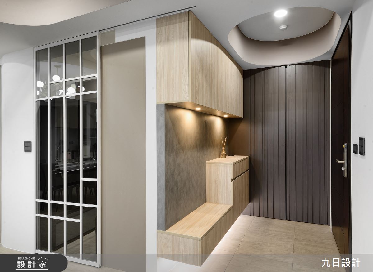 30坪新成屋(5年以下)＿混搭風玄關案例圖片＿九日室內裝修設計＿九日_20之1