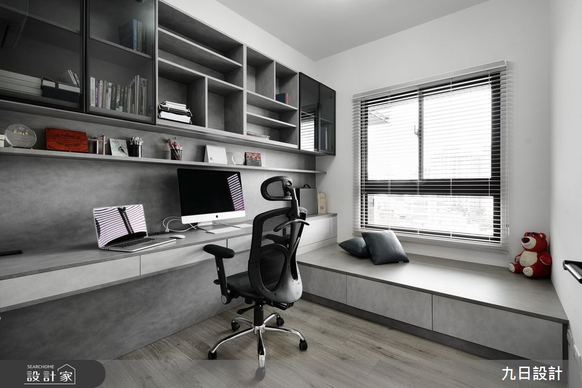 30坪新成屋(5年以下)＿混搭風書房多功能室案例圖片＿九日室內裝修設計＿九日_20之12