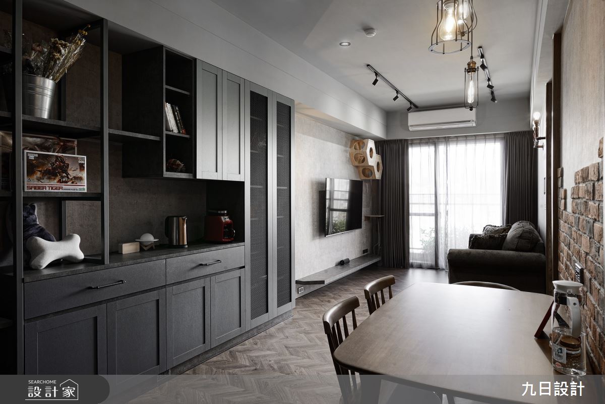 16坪新成屋(5年以下)＿工業風餐廳案例圖片＿九日室內裝修設計＿九日_21之5