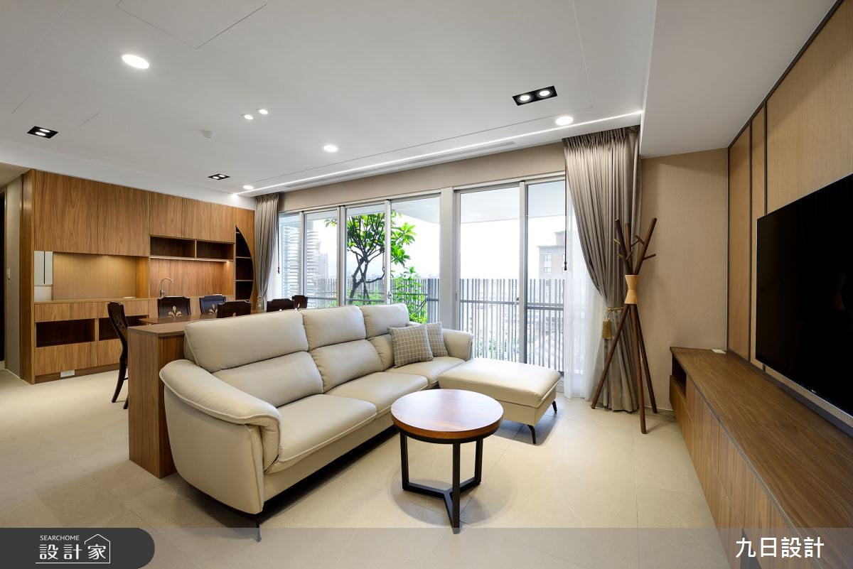 28坪新成屋(5年以下)＿日式風客廳案例圖片＿九日室內裝修設計＿九日_22之4