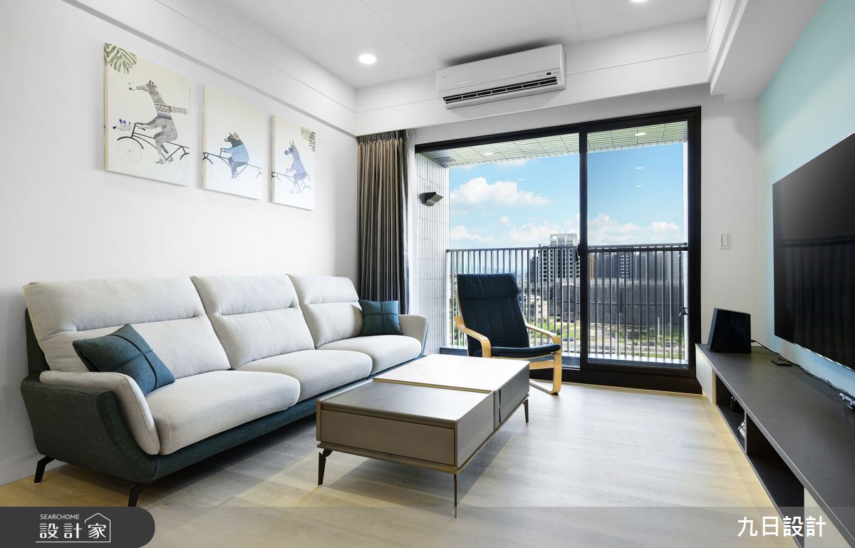 25坪新成屋(5年以下)＿混搭風客廳案例圖片＿九日室內裝修設計＿九日_23之5