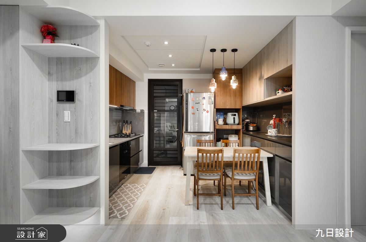 25坪新成屋(5年以下)＿混搭風餐廳廚房案例圖片＿九日室內裝修設計＿九日_25之7