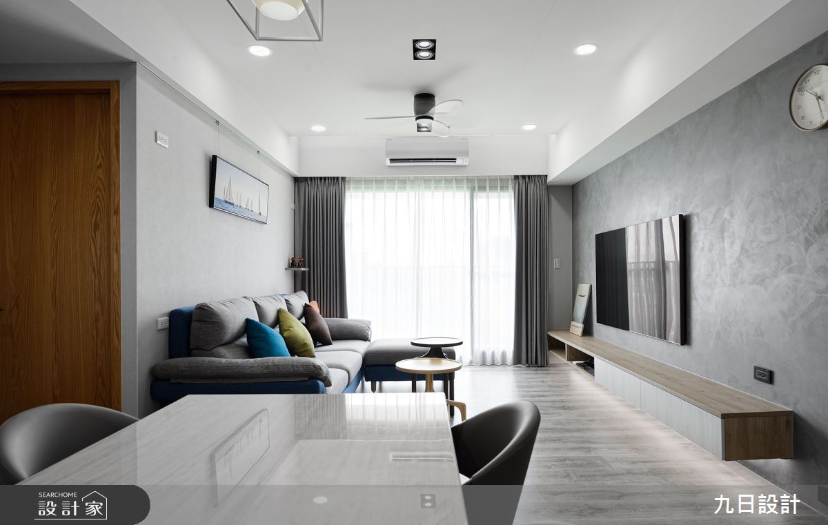 25坪新成屋(5年以下)＿混搭風客廳案例圖片＿九日室內裝修設計＿九日_26之1