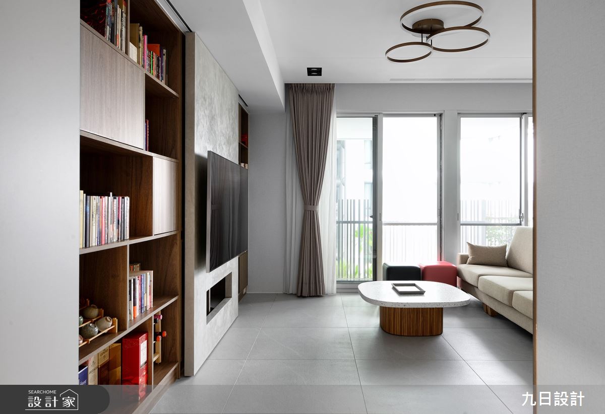 28坪新成屋(5年以下)＿混搭風客廳案例圖片＿九日室內裝修設計＿九日_27之1