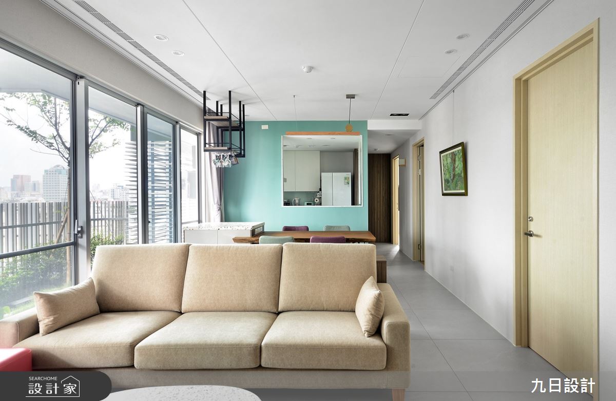 28坪新成屋(5年以下)＿混搭風客廳案例圖片＿九日室內裝修設計＿九日_27之6