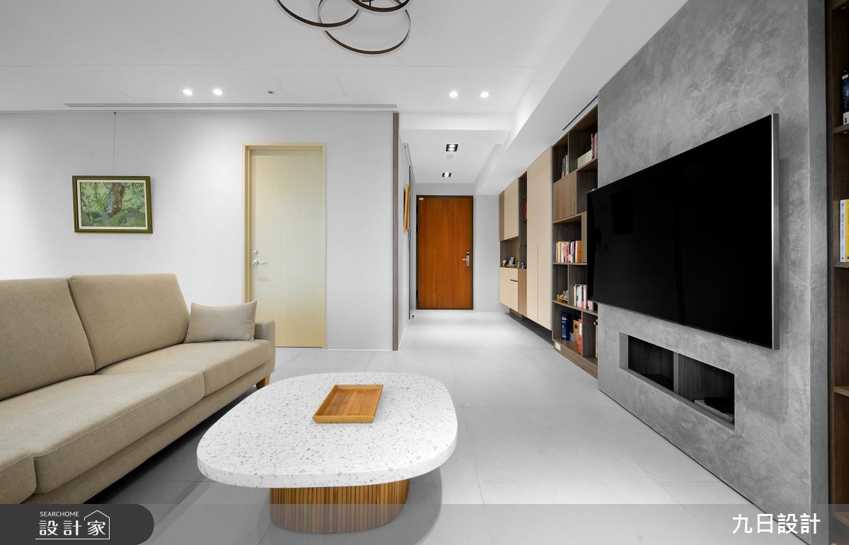 28坪新成屋(5年以下)＿混搭風客廳案例圖片＿九日室內裝修設計＿九日_27之5
