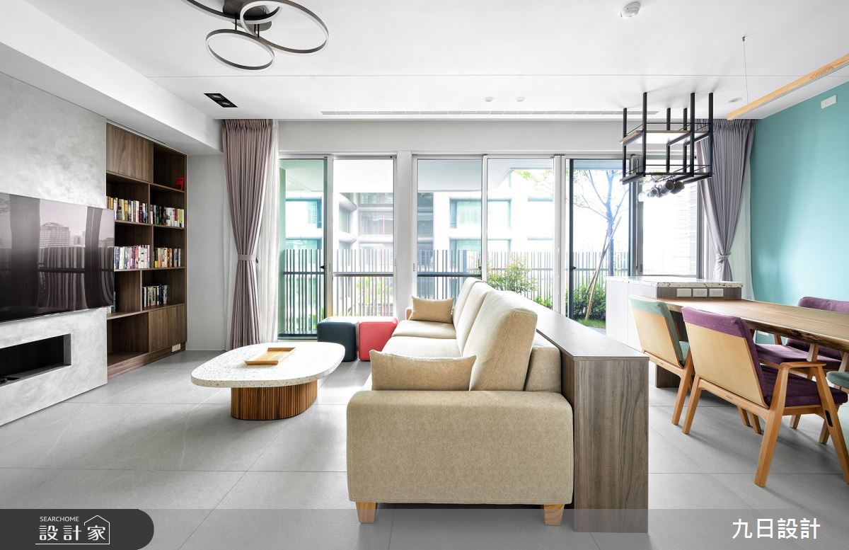 28坪新成屋(5年以下)＿混搭風客廳餐廳案例圖片＿九日室內裝修設計＿九日_27之7