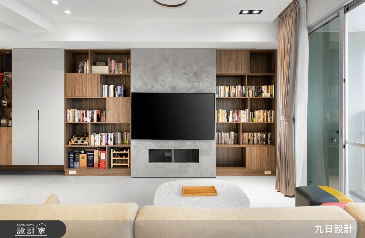 28坪新成屋(5年以下)＿混搭風客廳案例圖片＿九日室內裝修設計＿九日_27之3