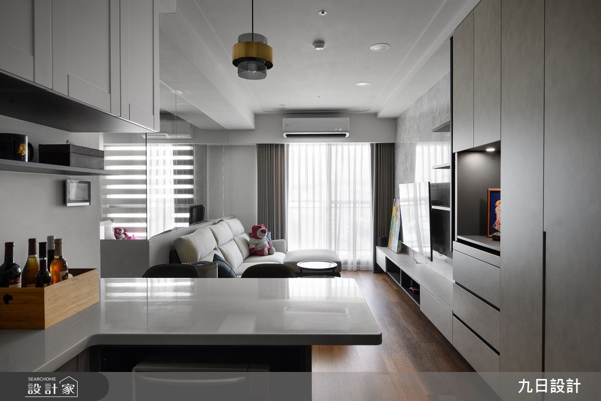 22坪新成屋(5年以下)＿混搭風吧檯案例圖片＿九日室內裝修設計＿九日_28之2