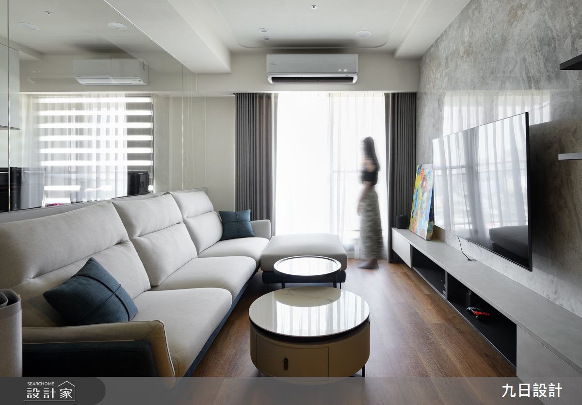 22坪新成屋(5年以下)＿混搭風客廳案例圖片＿九日室內裝修設計＿九日_28之8