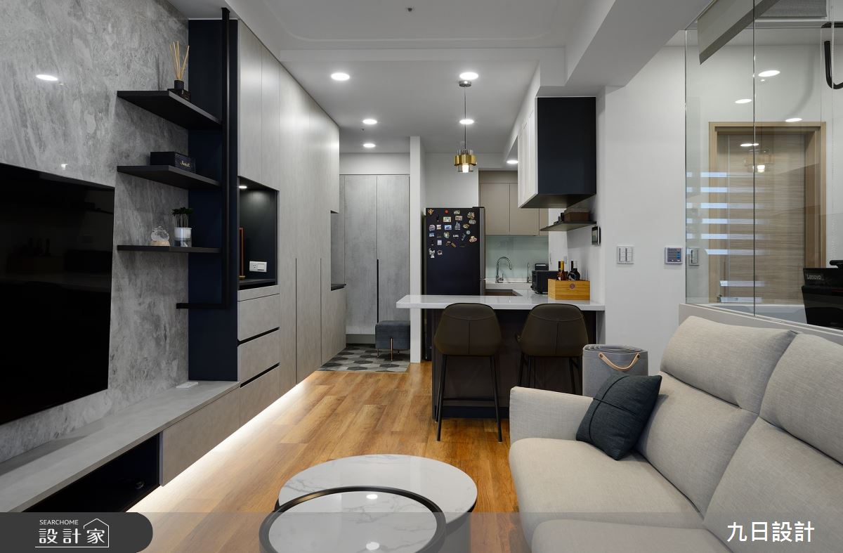 22坪新成屋(5年以下)＿混搭風客廳案例圖片＿九日室內裝修設計＿九日_28之11