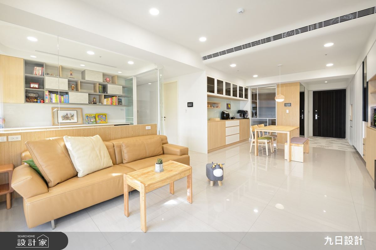 28坪新成屋(5年以下)＿北歐風客廳案例圖片＿九日室內裝修設計＿九日_29之11