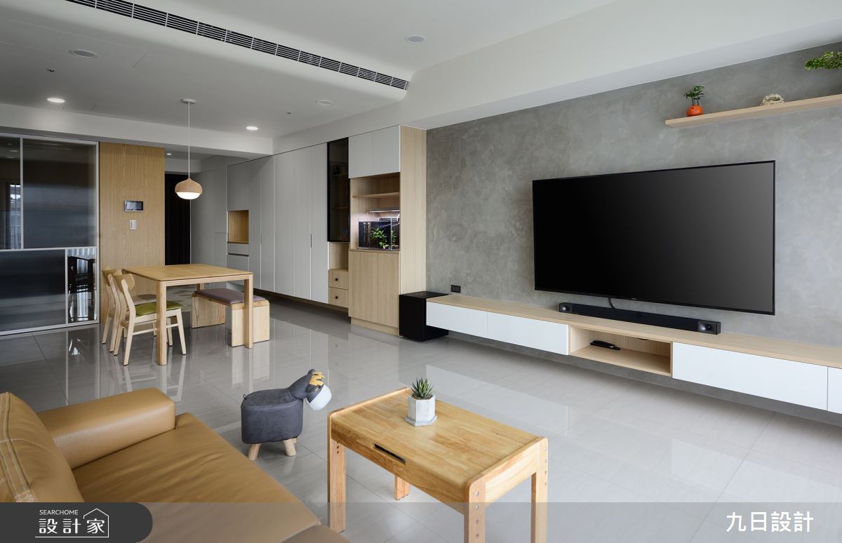 28坪新成屋(5年以下)＿北歐風客廳案例圖片＿九日室內裝修設計＿九日_29之13