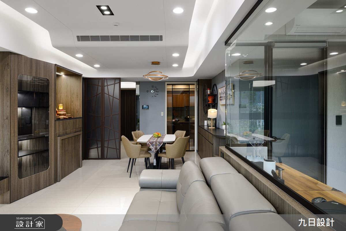 28坪新成屋(5年以下)＿混搭風客廳案例圖片＿九日室內裝修設計＿九日_30之7