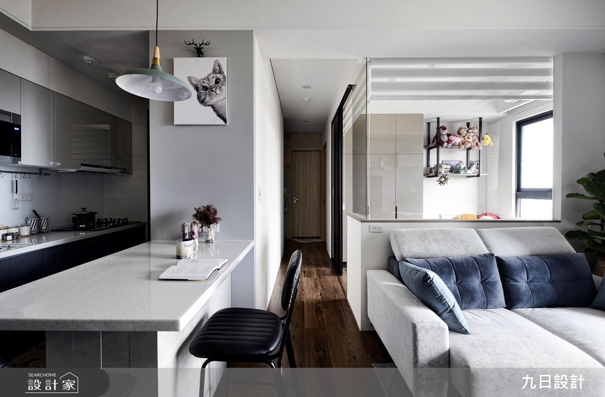 22坪新成屋(5年以下)＿混搭風客廳案例圖片＿九日室內裝修設計＿九日_31之2