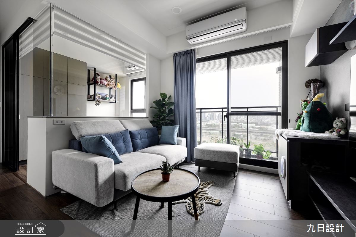 22坪新成屋(5年以下)＿混搭風客廳案例圖片＿九日室內裝修設計＿九日_31之3