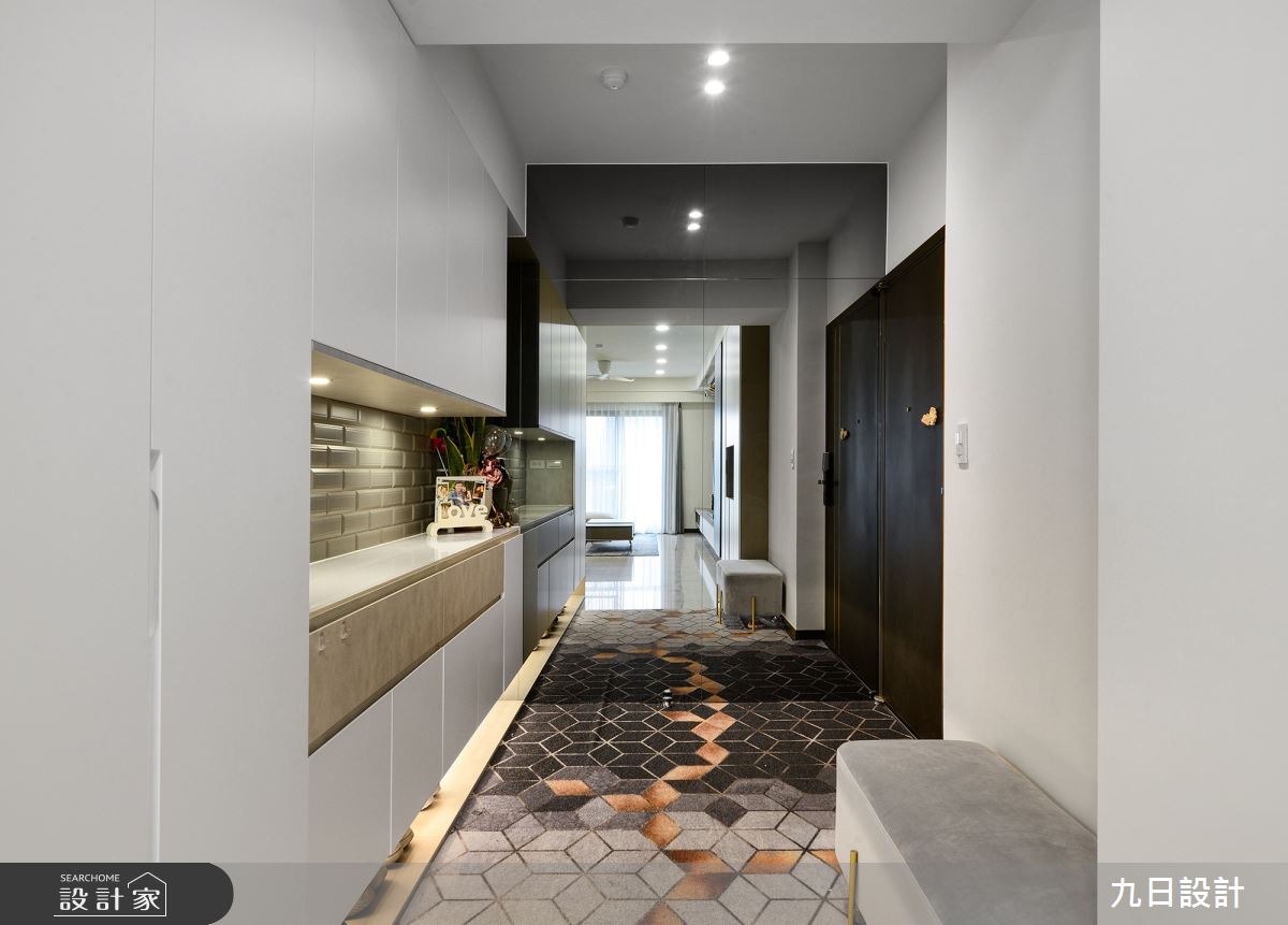 25坪新成屋(5年以下)＿混搭風玄關案例圖片＿九日室內裝修設計＿九日_33之1