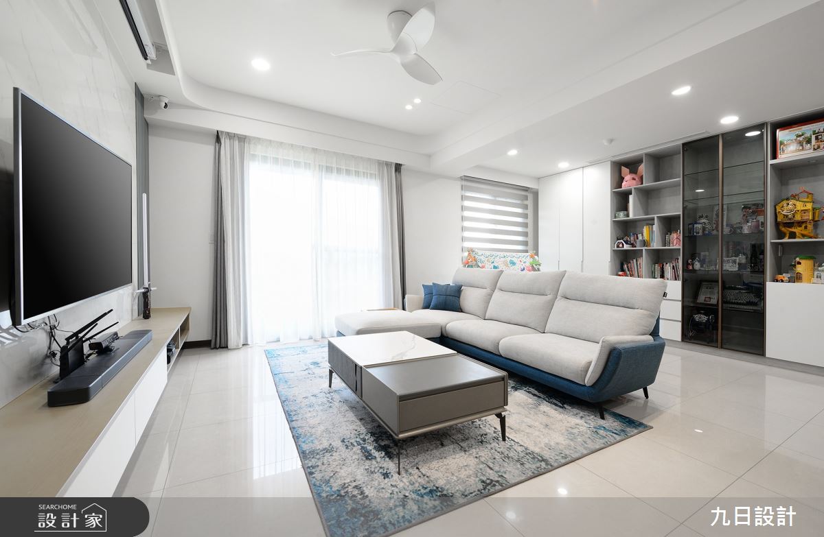 25坪新成屋(5年以下)＿混搭風客廳案例圖片＿九日室內裝修設計＿九日_33之5