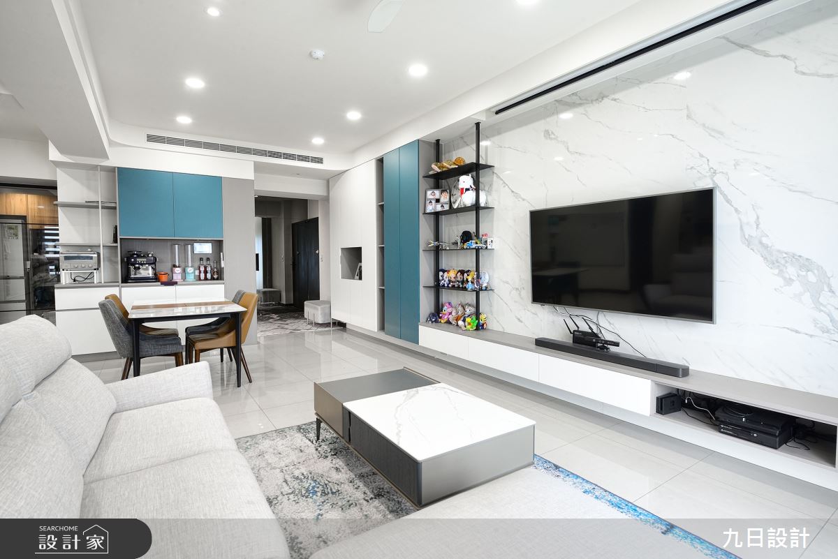 25坪新成屋(5年以下)＿混搭風客廳案例圖片＿九日室內裝修設計＿九日_33之7