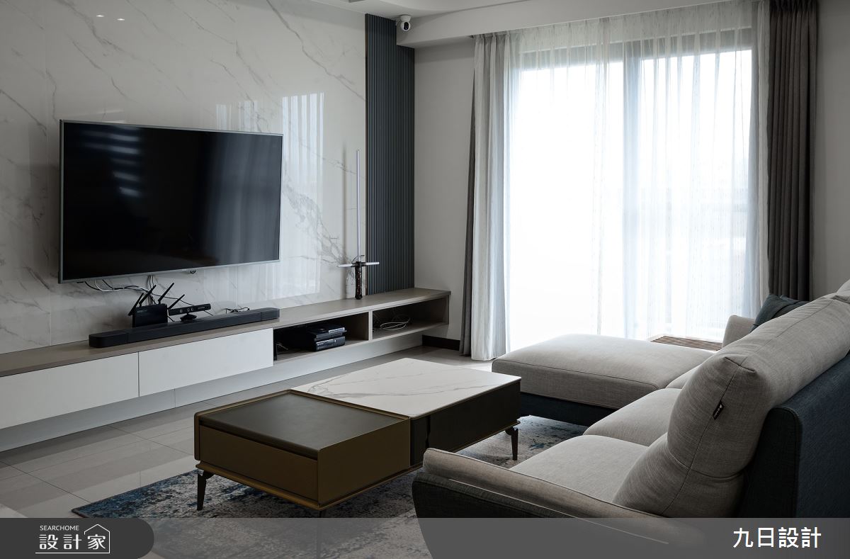 25坪新成屋(5年以下)＿混搭風客廳案例圖片＿九日室內裝修設計＿九日_33之6