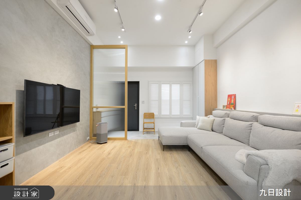 28坪老屋(16~30年)＿北歐風客廳案例圖片＿九日室內裝修設計＿九日_34之2