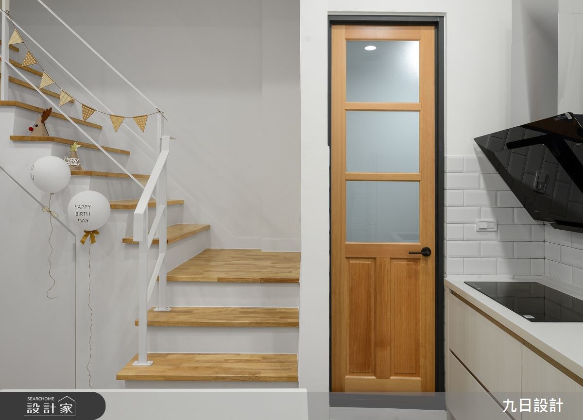 28坪老屋(16~30年)＿北歐風樓梯案例圖片＿九日室內裝修設計＿九日_34之12