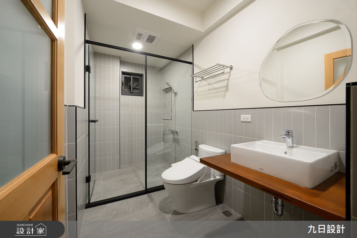 28坪老屋(16~30年)＿北歐風浴室案例圖片＿九日室內裝修設計＿九日_34之17