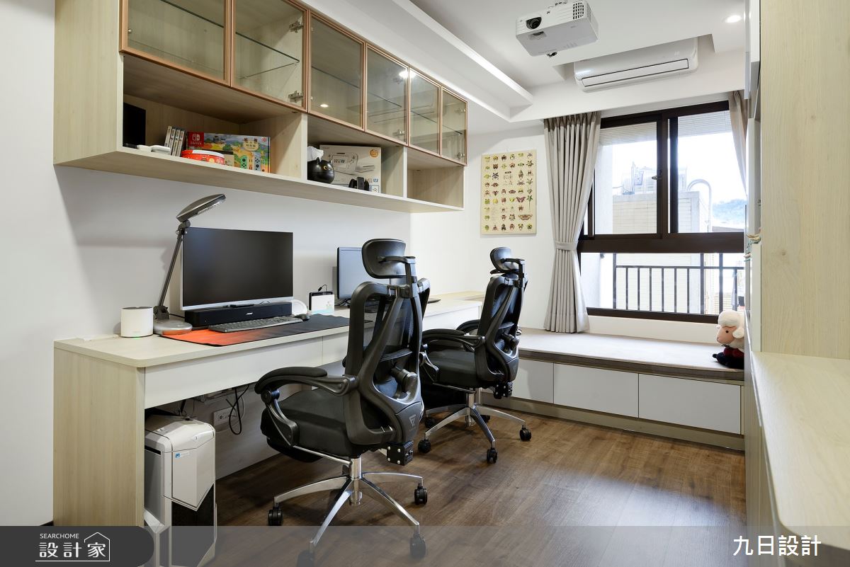 30坪中古屋(5~15年)＿混搭風工作區案例圖片＿九日室內裝修設計＿九日_35之12