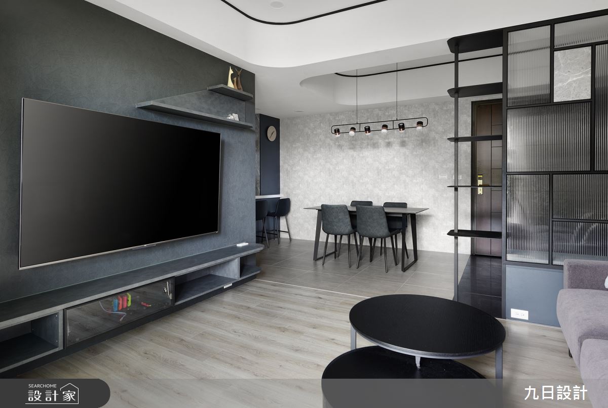 30坪新成屋(5年以下)＿現代風客廳案例圖片＿九日室內裝修設計＿九日_36之9