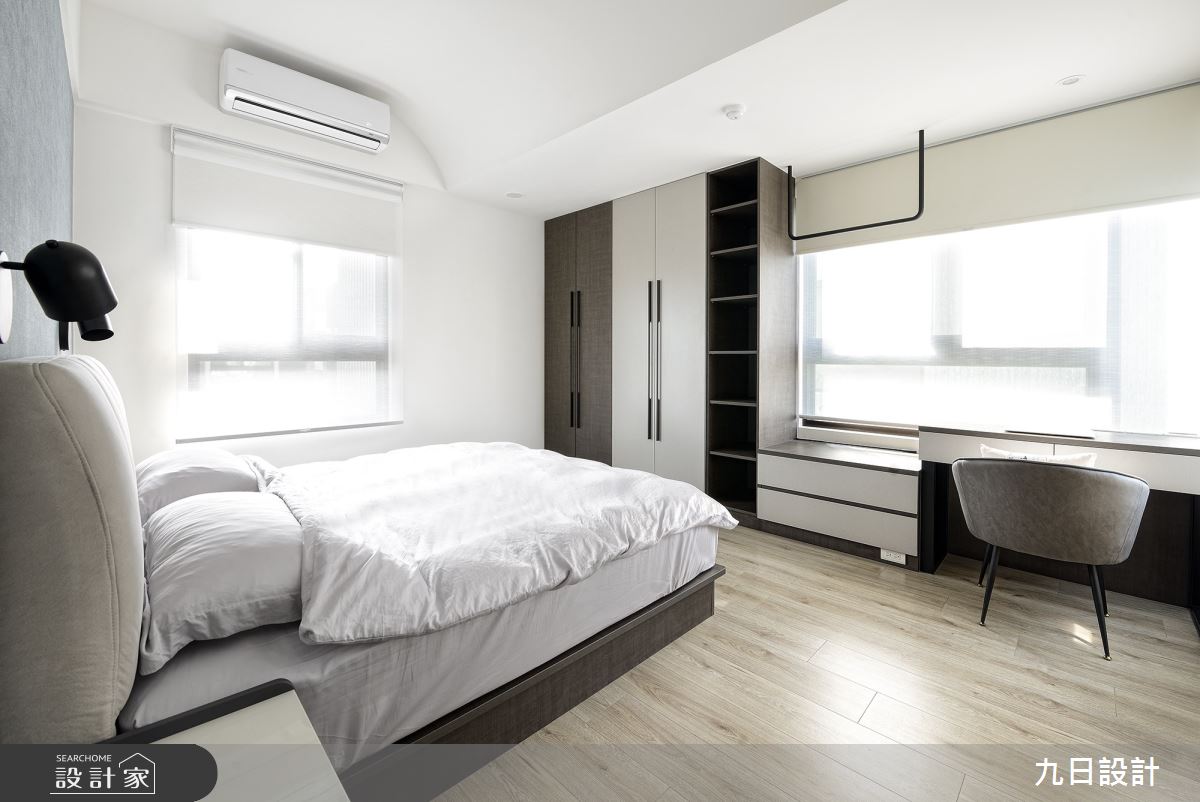 30坪新成屋(5年以下)＿現代風臥室案例圖片＿九日室內裝修設計＿九日_36之14