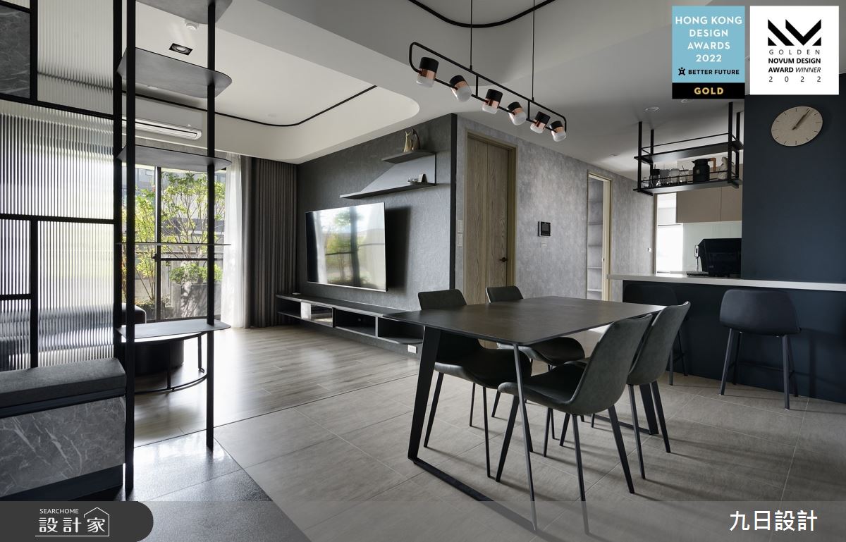 30坪新成屋(5年以下)＿現代風客廳餐廳案例圖片＿九日室內裝修設計＿九日_36之6
