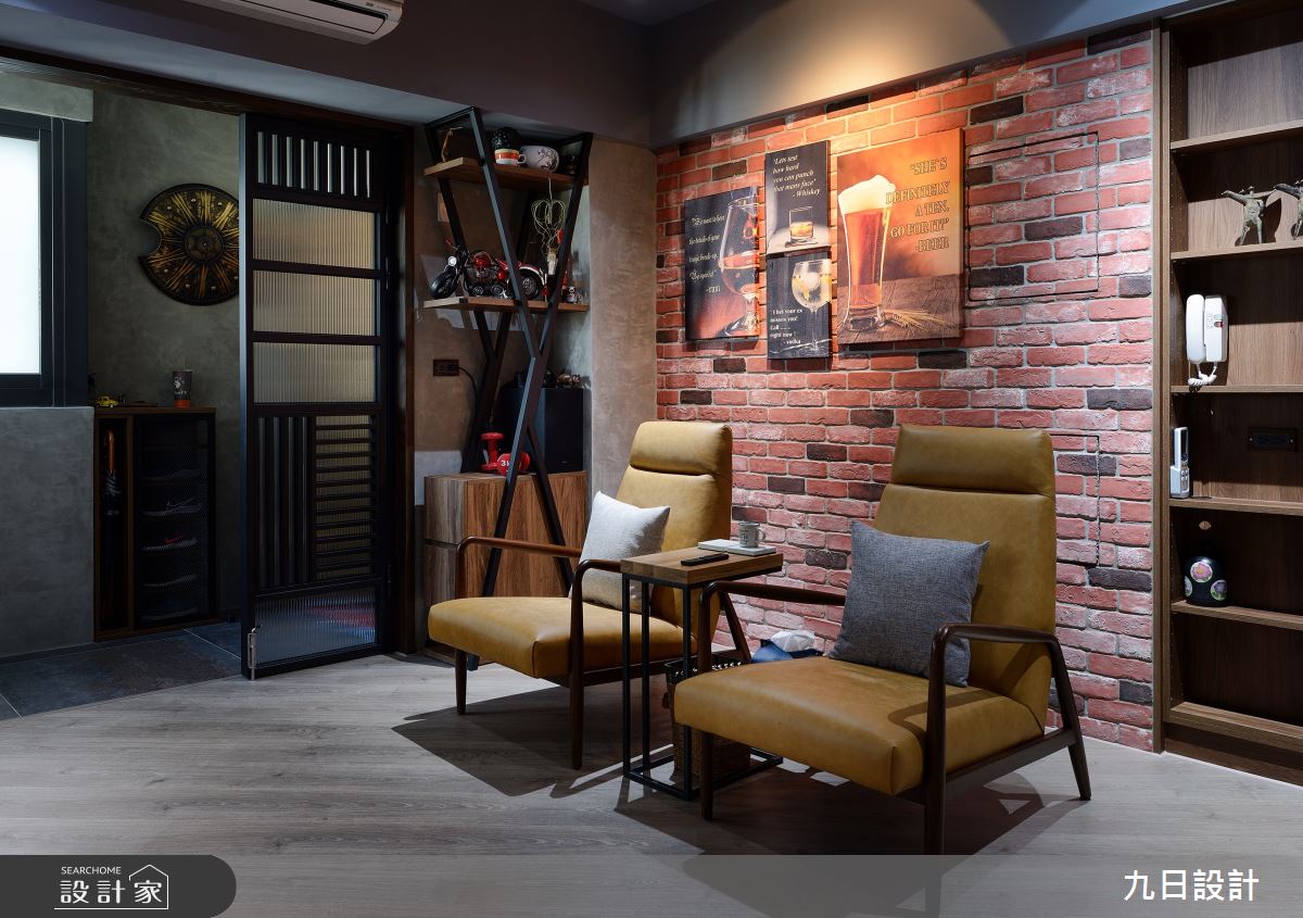 26坪老屋(16~30年)＿工業風客廳案例圖片＿九日室內裝修設計＿九日_38之5