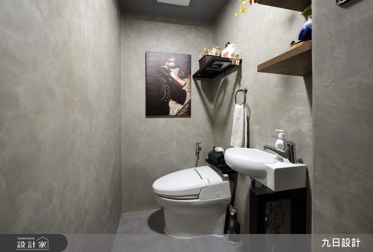 26坪老屋(16~30年)＿工業風浴室案例圖片＿九日室內裝修設計＿九日_38之16