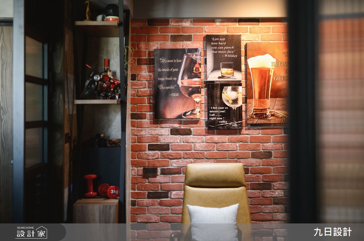 26坪老屋(16~30年)＿工業風客廳案例圖片＿九日室內裝修設計＿九日_38之6