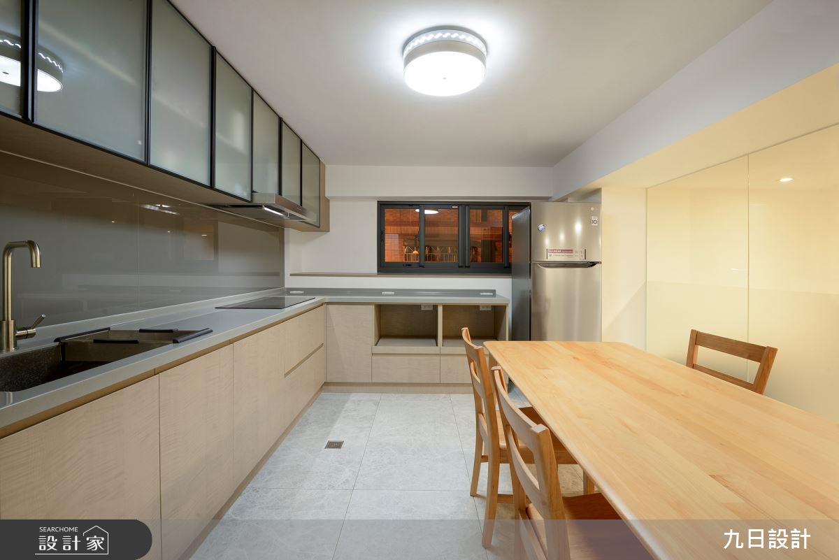 28坪新成屋(5年以下)＿混搭風廚房案例圖片＿九日室內裝修設計＿九日_40之3