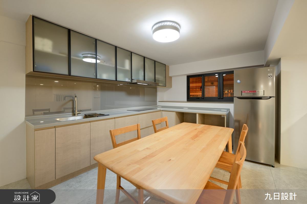 28坪新成屋(5年以下)＿混搭風廚房案例圖片＿九日室內裝修設計＿九日_40之4