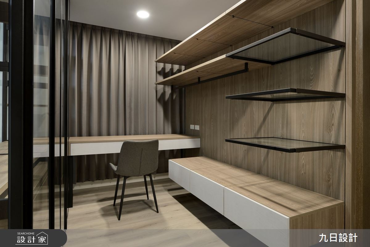 28坪新成屋(5年以下)＿混搭風書房案例圖片＿九日室內裝修設計＿九日_40之8